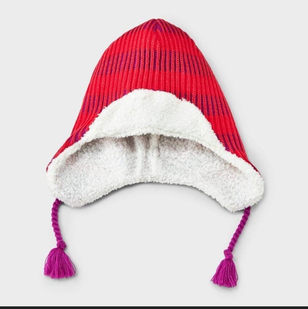 Girls' Beanie Hat - All In Motion™ Pink Sparkle One Size Fits Most New